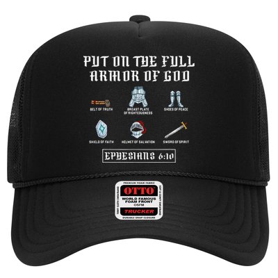 Put On The Full Armor Of God Funny Saying Christian Trucker Hat