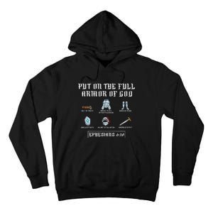 Put On The Full Armor Of God Funny Saying Christian Tall Hoodie