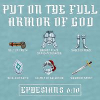 Put On The Full Armor Of God Funny Saying Christian Sueded Cloud Jersey T-Shirt