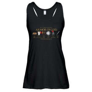 Put On The Full Armor Of God Shield Ephesians 611 Christian Ladies Essential Flowy Tank