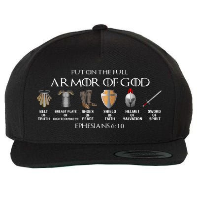 Put On The Full Armor Of God Belt Of Truth Breast Plate Of Wool Snapback Cap