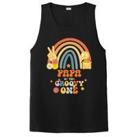 Papa of the Groovy One Rainbow Boho Birthday Party PosiCharge Competitor Tank