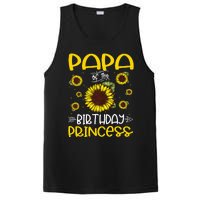 Papa Of The Birthday Princess Sunflower Family PosiCharge Competitor Tank