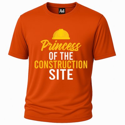 Princess Of The Construction Site Funny Construction Worker Great Gift Cooling Performance Crew T-Shirt