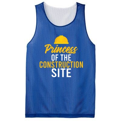 Princess Of The Construction Site Funny Construction Worker Great Gift Mesh Reversible Basketball Jersey Tank