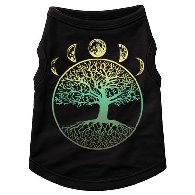 Phases Of The Moon Funny Tree Of Life Cottagecore Doggie Tank