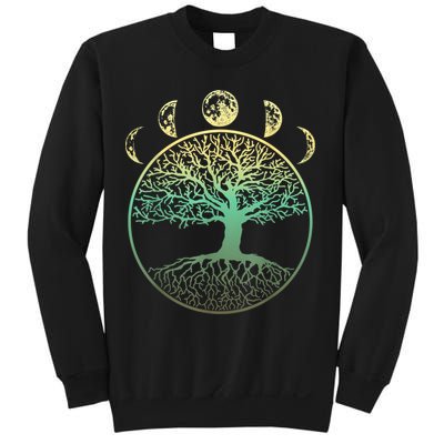 Phases Of The Moon Funny Tree Of Life Cottagecore Sweatshirt