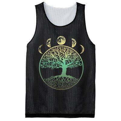 Phases Of The Moon Funny Tree Of Life Cottagecore Mesh Reversible Basketball Jersey Tank