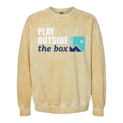 Play Outside The Box Colorblast Crewneck Sweatshirt