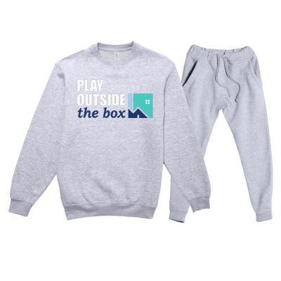 Play Outside The Box Premium Crewneck Sweatsuit Set