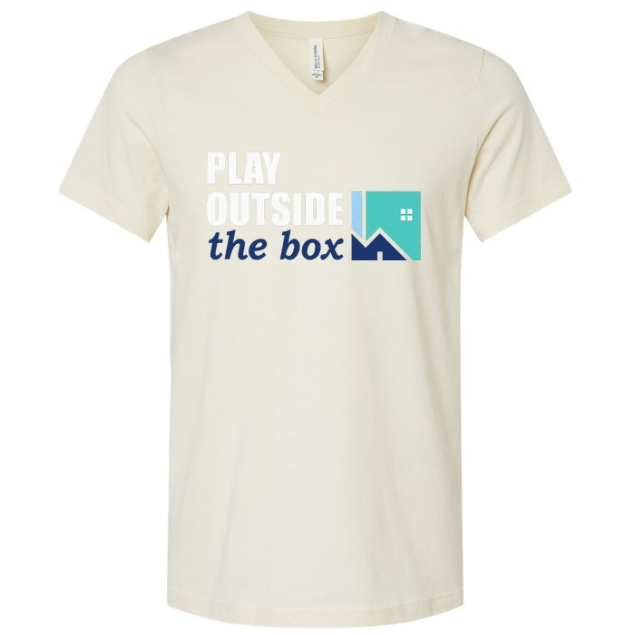 Play Outside The Box V-Neck T-Shirt