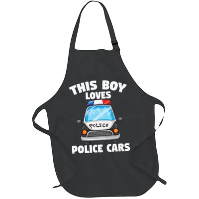 Police Officer This Boy Loves Police Cars Apron