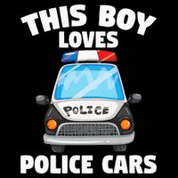 Police Officer This Boy Loves Police Cars Zip Tote Bag