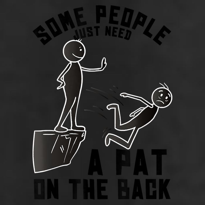Pat On The Back Funny Adult Sarcastic Design Adult Drive Performance Visor