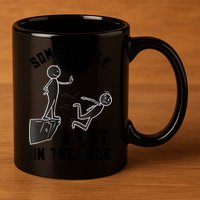 Pat On The Back Funny Adult Sarcastic Design 11oz C Handle Ceramic Mug