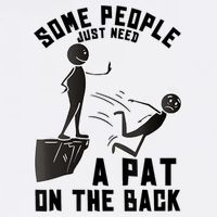 Pat On The Back Funny Adult Sarcastic Design Garment-Dyed Sweatshirt