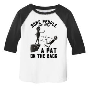 Pat On The Back Funny Adult Sarcastic Design Toddler Fine Jersey T-Shirt