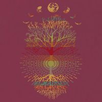 Phases of the Moon Retro 60's 70's Vibe Tree of Life 16oz Travel Tumbler