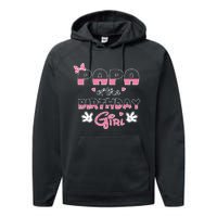 Papa Of The Birthday Girl Mouse Family Matching Performance Fleece Hoodie