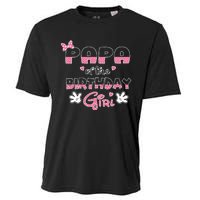 Papa Of The Birthday Girl Mouse Family Matching Cooling Performance Crew T-Shirt