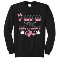 Papa Of The Birthday Girl Mouse Family Matching Sweatshirt