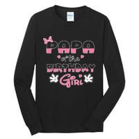 Papa Of The Birthday Girl Mouse Family Matching Tall Long Sleeve T-Shirt