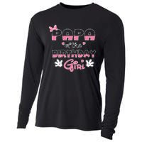 Papa Of The Birthday Girl Mouse Family Matching Cooling Performance Long Sleeve Crew