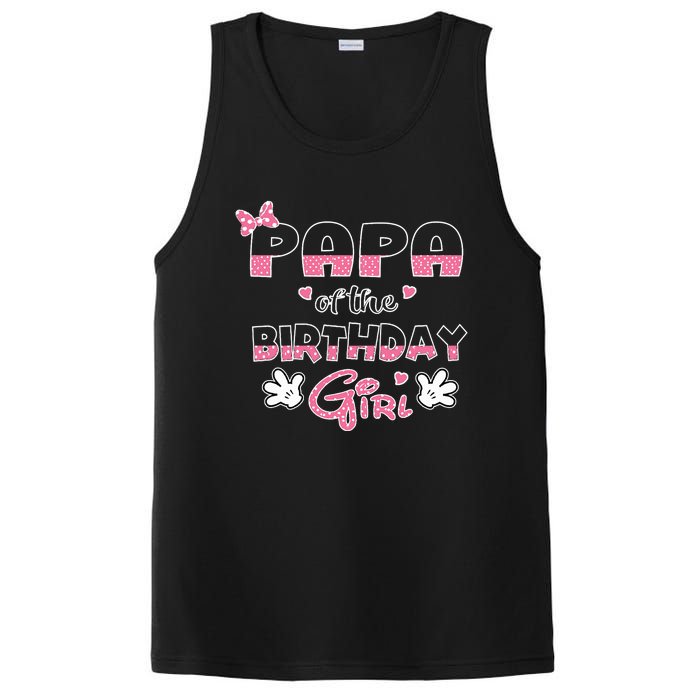 Papa Of The Birthday Girl Mouse Family Matching PosiCharge Competitor Tank