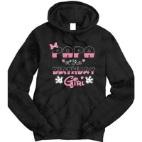 Papa Of The Birthday Girl Mouse Family Matching Tie Dye Hoodie