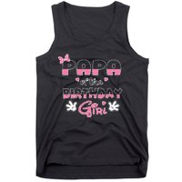 Papa Of The Birthday Girl Mouse Family Matching Tank Top