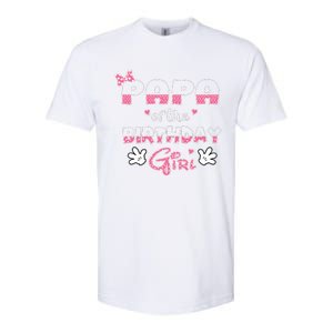 Papa Of The Birthday Girl Mouse Family Matching Softstyle CVC T-Shirt