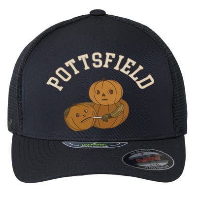 Pottsfield Over The Garden Wall Halloween Wear Pumpkin Flexfit Unipanel Trucker Cap