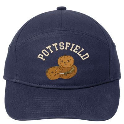 Pottsfield Over The Garden Wall Halloween Wear Pumpkin 7-Panel Snapback Hat