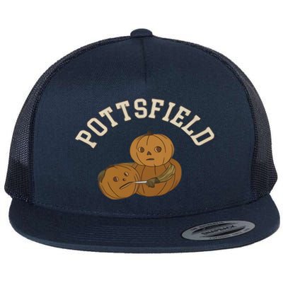 Pottsfield Over The Garden Wall Halloween Wear Pumpkin Flat Bill Trucker Hat