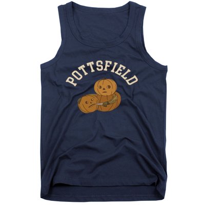 Pottsfield Over The Garden Wall Halloween Wear Pumpkin Tank Top