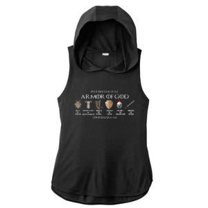 Put On The Full Armor Of God Belt Of Truth Breast Plate Of Ladies PosiCharge Tri-Blend Wicking Draft Hoodie Tank