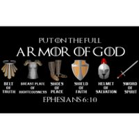 Put On The Full Armor Of God Belt Of Truth Breast Plate Of Bumper Sticker