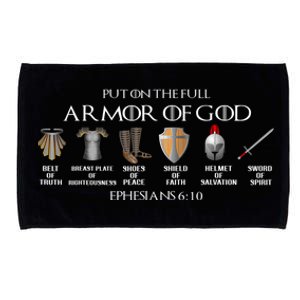 Put On The Full Armor Of God Belt Of Truth Breast Plate Of Microfiber Hand Towel