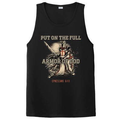 Put On The Full Armor Of God Christian Religious Quote PosiCharge Competitor Tank