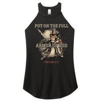 Put On The Full Armor Of God Christian Religious Quote Women’s Perfect Tri Rocker Tank