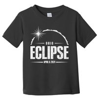 Path Of Totality Ohio 2024 April 8 2024 Eclipse Toddler T-Shirt