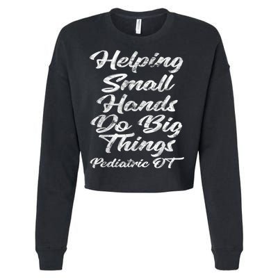 Pediatric Occupational Therapy OT Cropped Pullover Crew