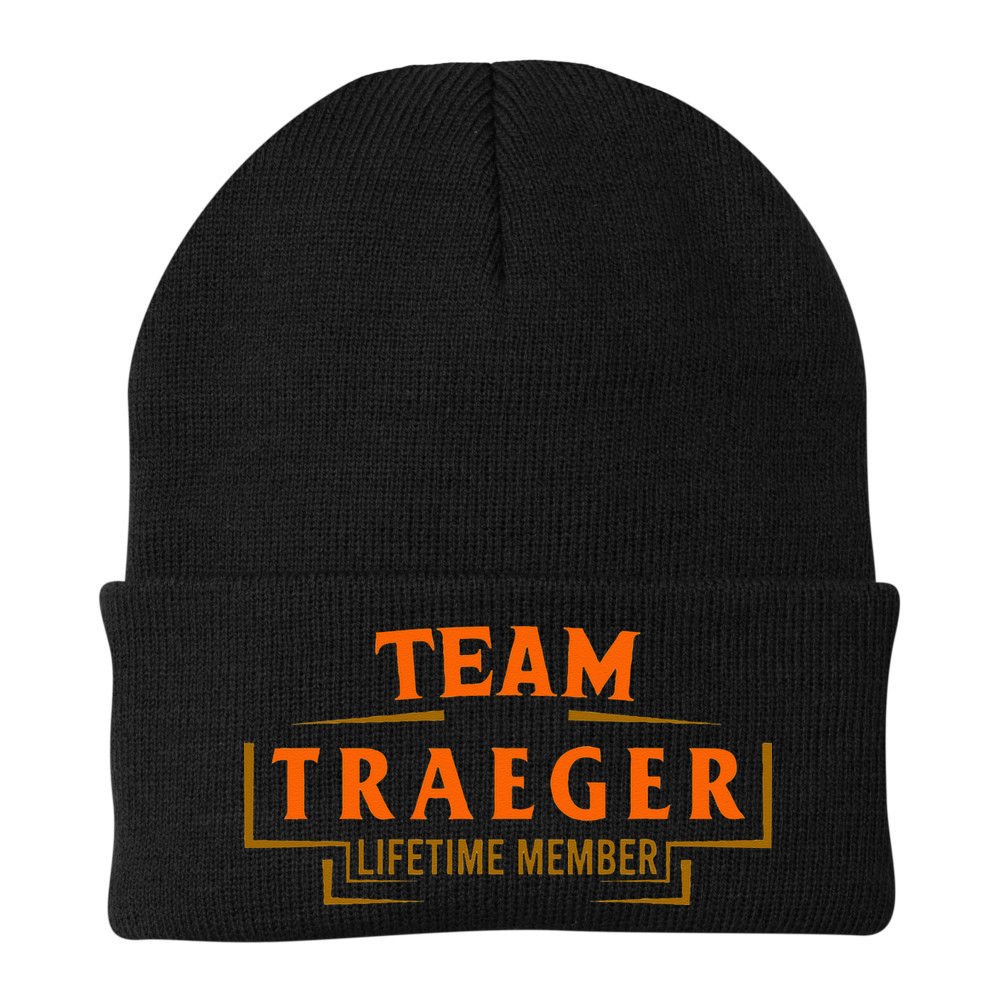 Proud Of Team Traegers Vintage For Member Family Beanie