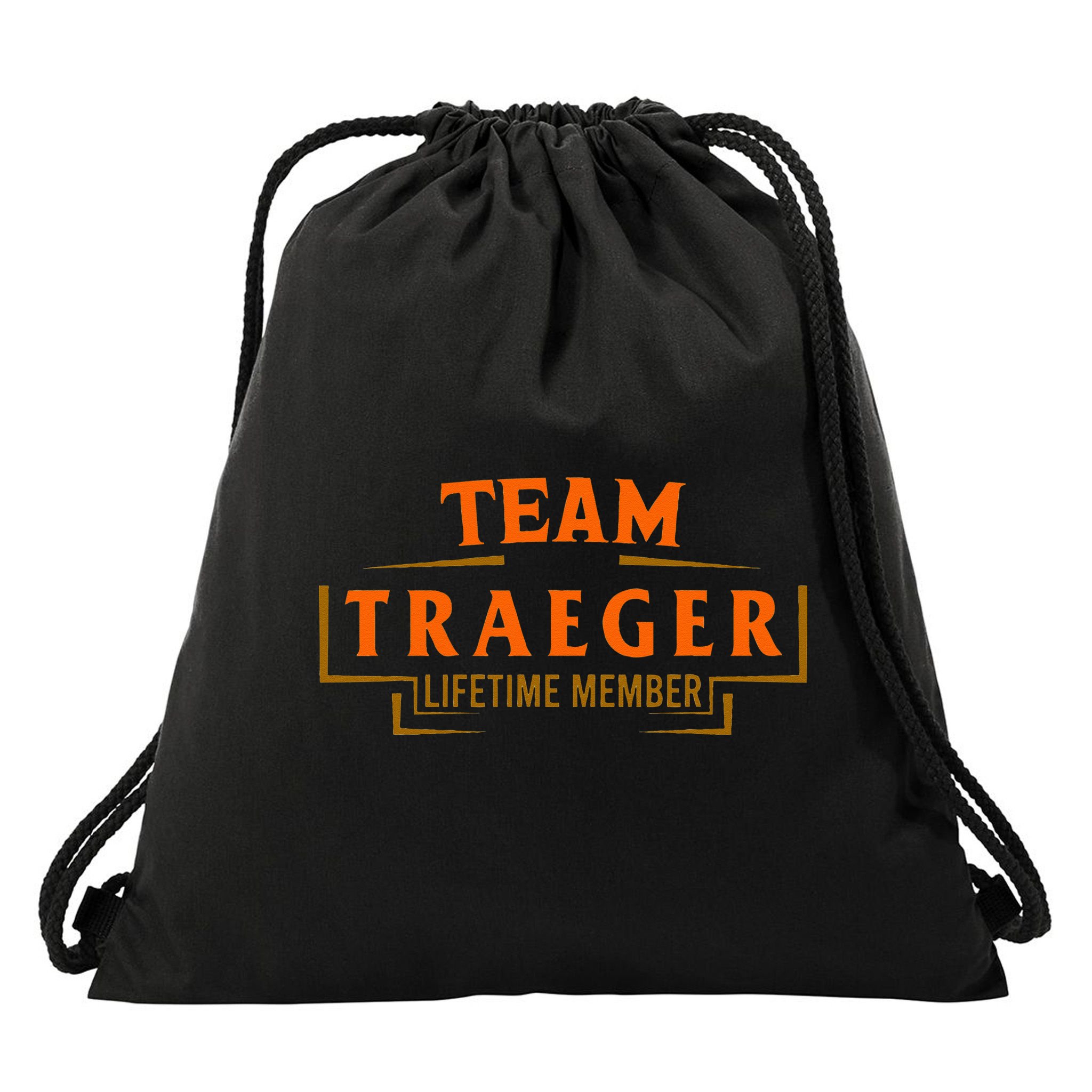 Proud Of Team Traegers Vintage For Member Family Drawstring Bag