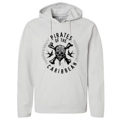 Pirates Of The Caribbean Skull & Bones Performance Fleece Hoodie