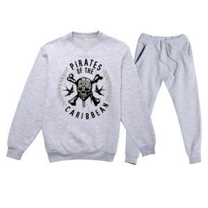 Pirates Of The Caribbean Skull & Bones Premium Crewneck Sweatsuit Set