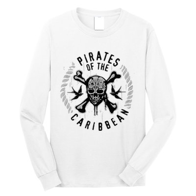 Pirates Of The Caribbean Skull & Bones Long Sleeve Shirt