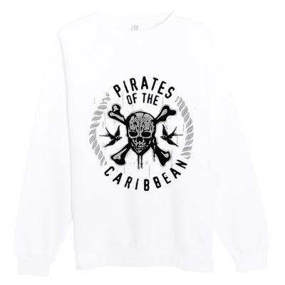 Pirates Of The Caribbean Skull & Bones Premium Crewneck Sweatshirt