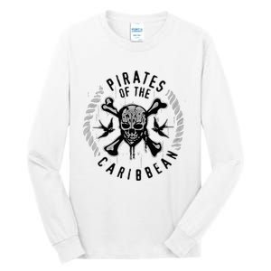 Pirates Of The Caribbean Skull & Bones Tall Long Sleeve T-Shirt