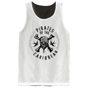 Pirates Of The Caribbean Skull & Bones Mesh Reversible Basketball Jersey Tank